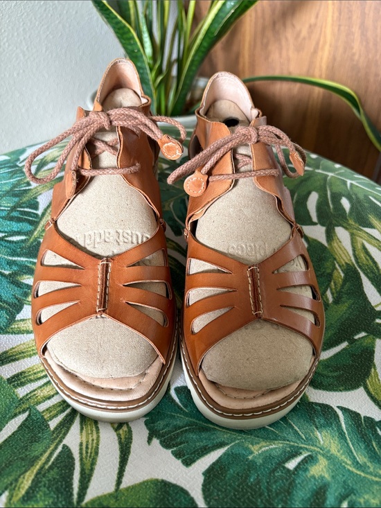 PIKOLINOS Shoes - Pikinos Leather Cutout Lace-Up Sandal..worn once